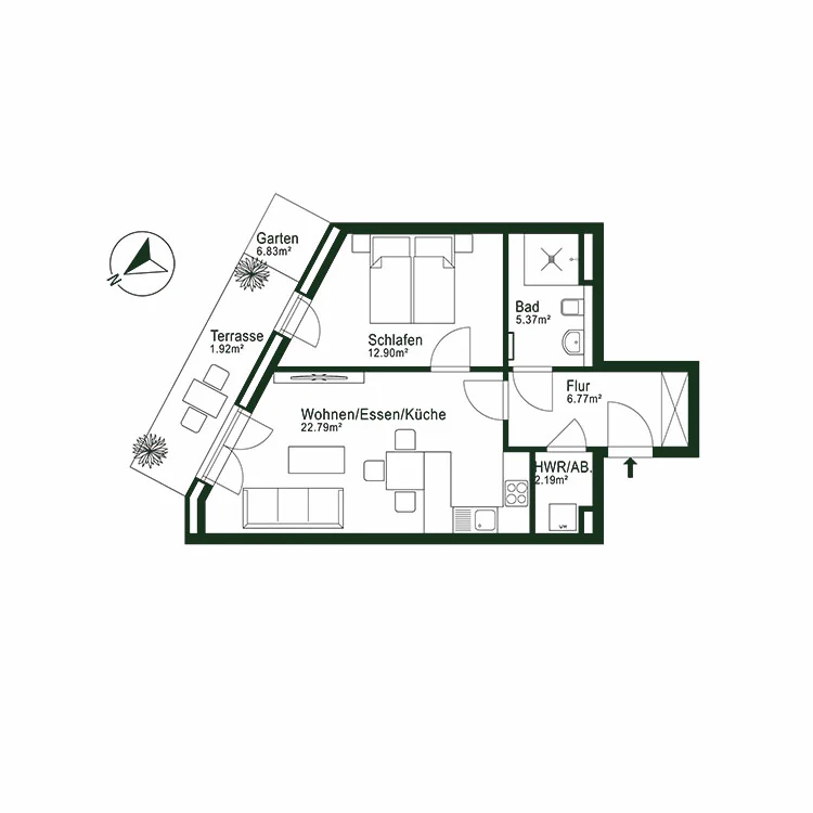 Grundriss Wohnung 04