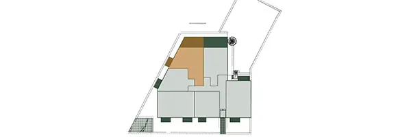 Lage der Wohnung 23 im Gebäude