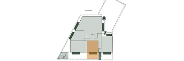 Lage der Wohnung 02 im Gebäude
