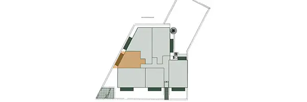 Lage der Wohnung 04 im Gebäude